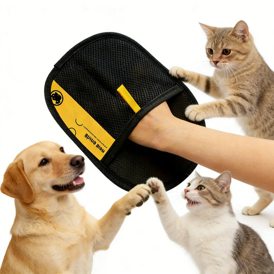 1-4pcs Pet Grooming Glove Hair Removal Brush Mitts Brushes Remover Cat Dog Cleaning Removing Sofa Carpet Clothes House Home