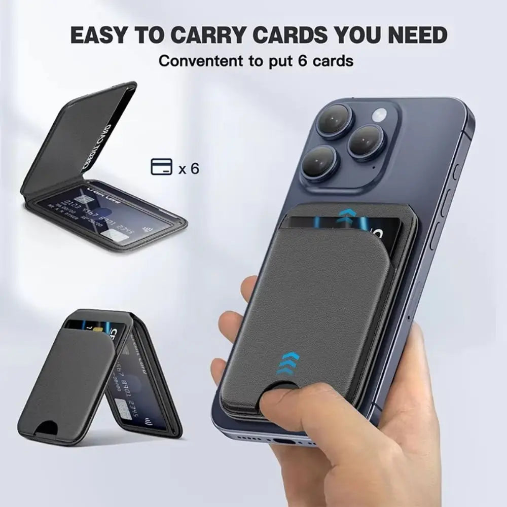 Foldable Magnetic Stand Safety Leather for iPhone