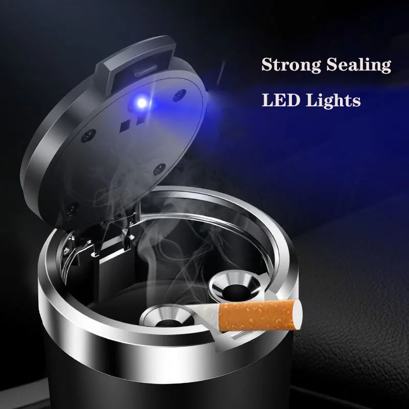 Car ashtray with blue LED light for BMW M E46 E90 E60 F01 F10 F20 F30 E36 E39 E87 M1 M2 M3 M5 X1 X3 X4 X5 X6 X7 G01 G02 G05 G30