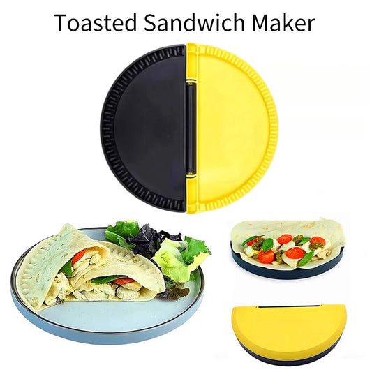 1pc Tortilla Edge Sealing Machine Plastic Quick & Simple Non-Stick Handmade Mold Suitable for Tortillas Toast Sandwiches