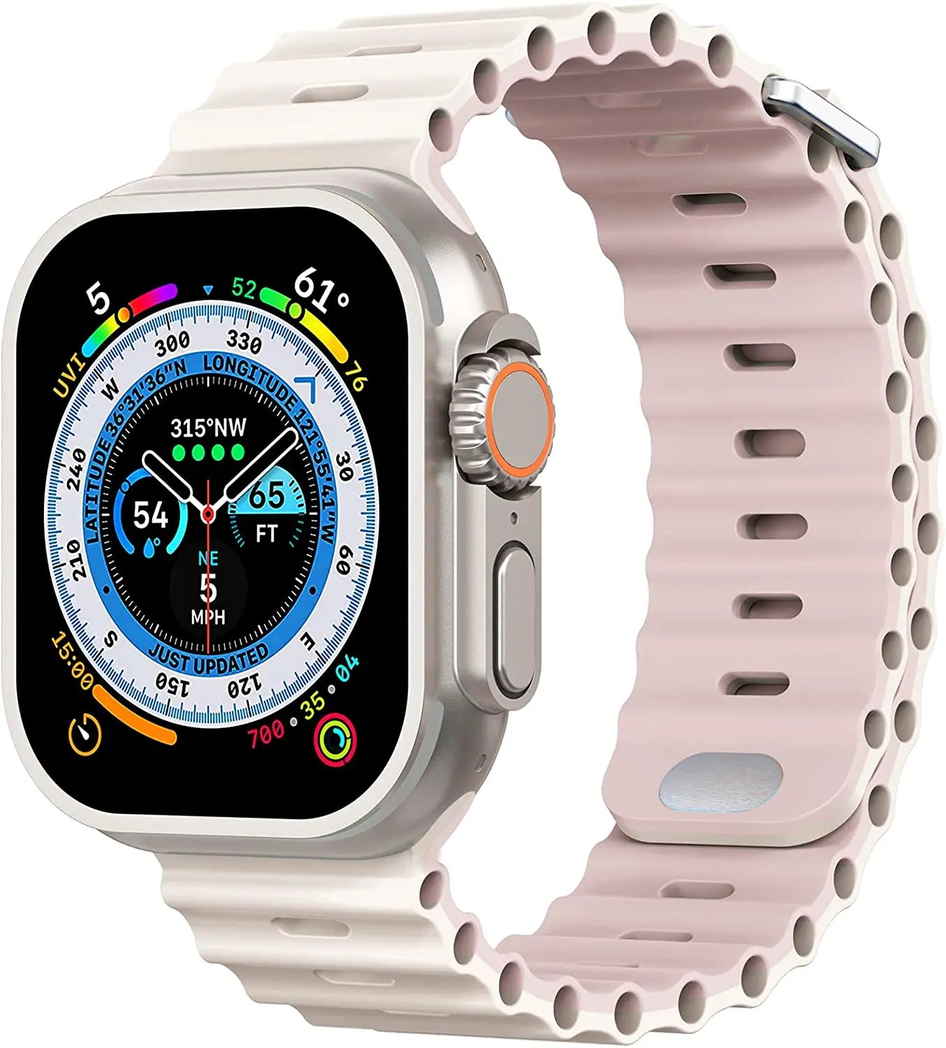Ocean Strap for Apple Watch Ultra 3 2 Band 49mm Series 45mm 41mm 46mm 42mm 40 44mm Silicone Watchband iWatch 11 10 9 8 7 6 5 SE2
