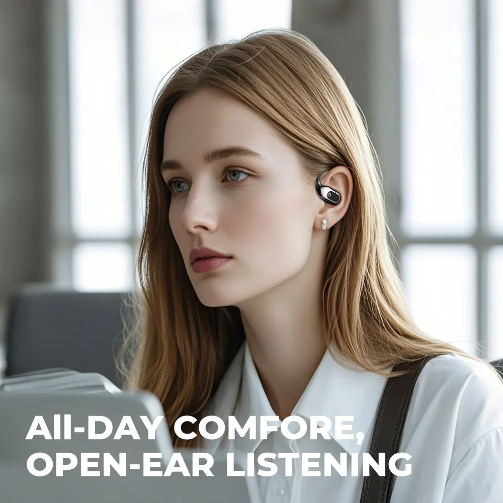 Real Time Translation Headphones 144 Languages Translator Earphones Wireless Bluetooth 5.4 Headsets for Business Office Travel