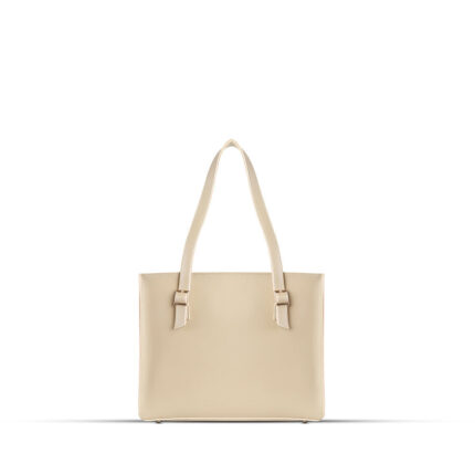 Zenvy Beige Lilly Tote Bag