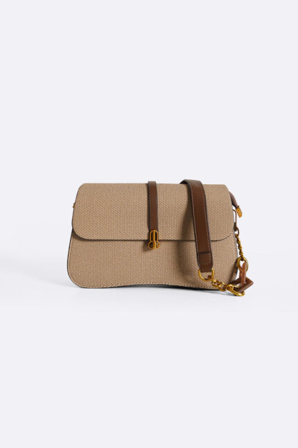 Zenvy Beige Miami Crossbody Bag